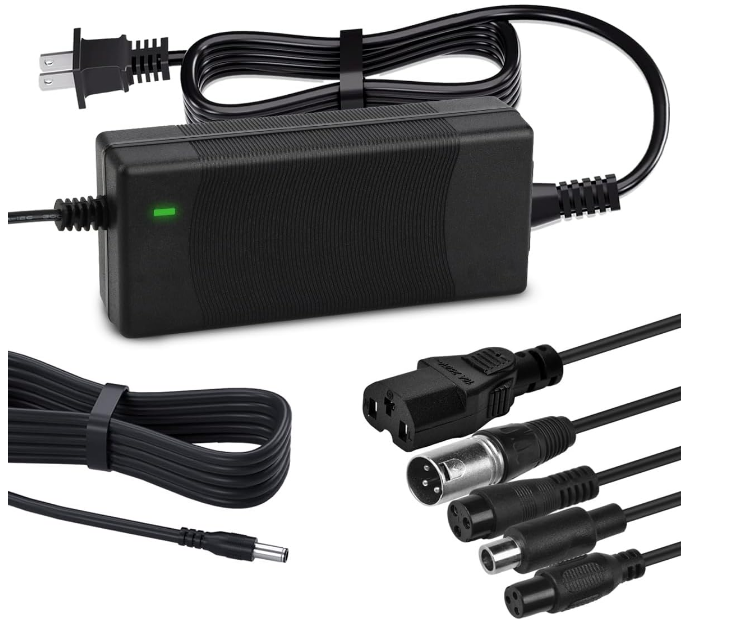 شاحن سكوتر كهربائي 36 فولت 42  - مراجعة Electric Scooter Charger وسعره