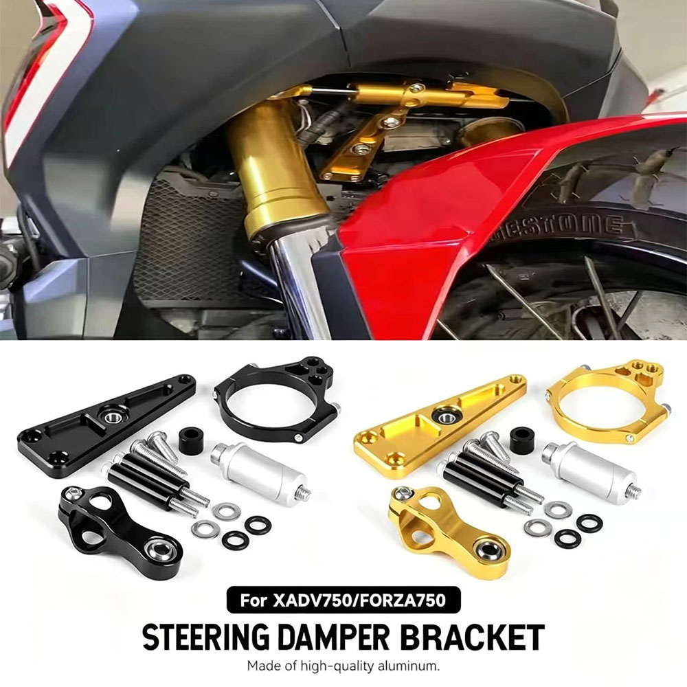 دراجة نارية هوندا XADV 750 X-A - مراجعة Steering Damper Stabilizer Kit Cnc وسعره