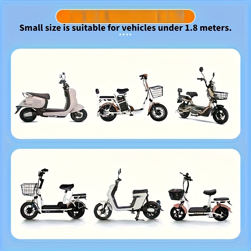 غطاء شامل للدراجات النارية وال - مراجعة Electric Scooter Rain Cover وسعره